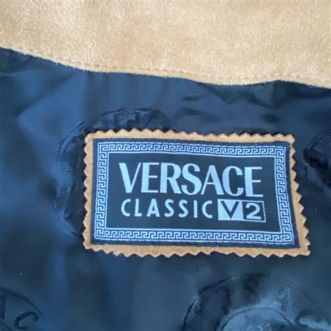 jacken von versace|Versace suede jacket.